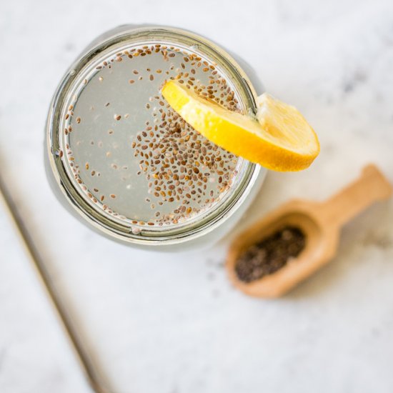 Lemon Chia Water