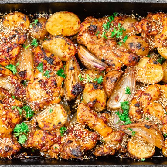 Baharat Baked Chicken Thighs!