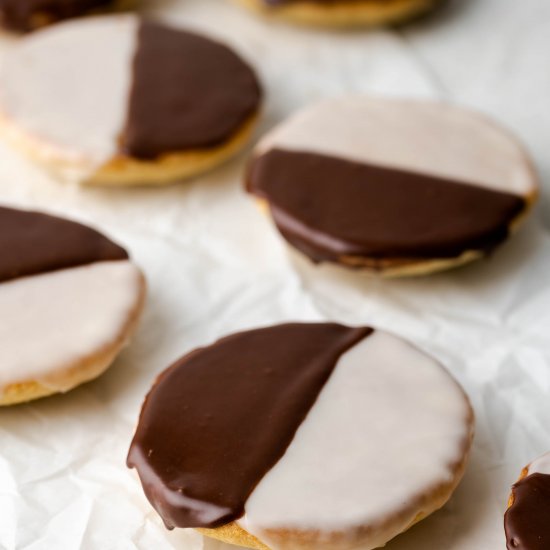 Gluten Free Black and White Cookies