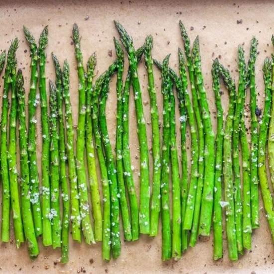 Roasted Truffle Asparagus