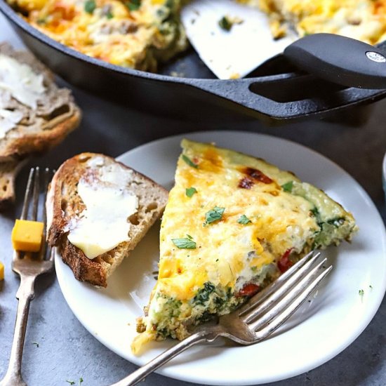 Sausage and Cheese Frittata