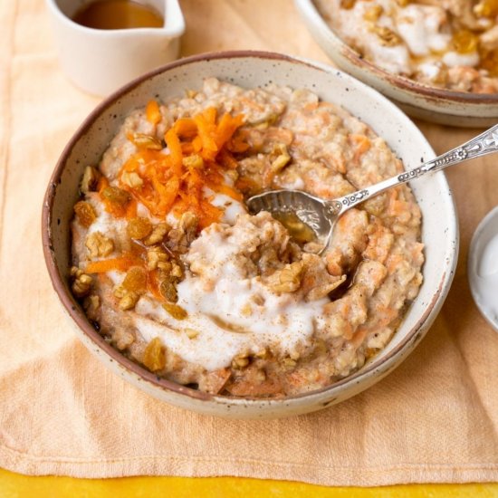 Easy Carrot Cake Porridge