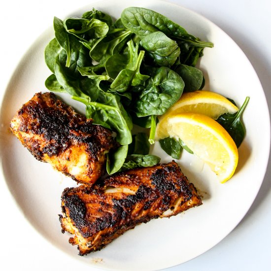 Blackened Cod