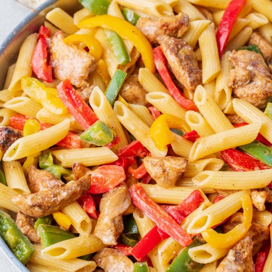 chicken jerk pasta