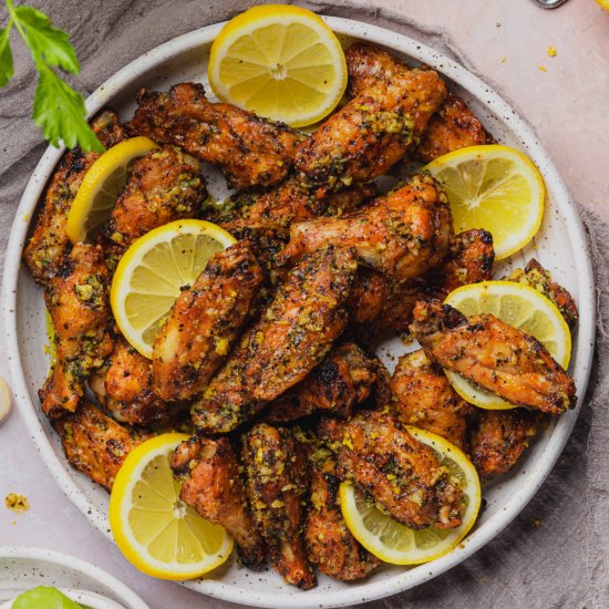 Air Fryer Lemon Pepper Wings