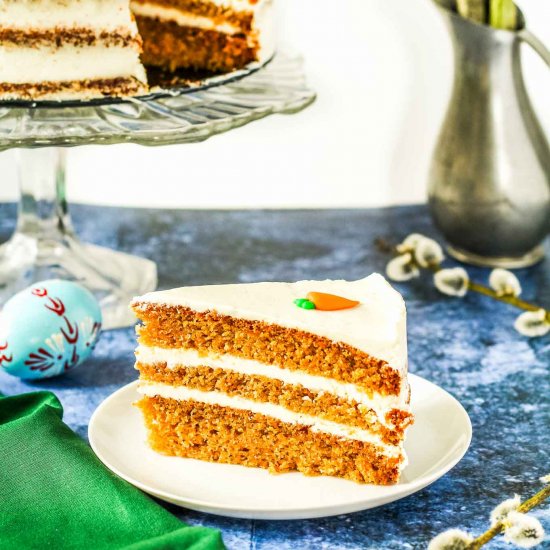 Carrot Cake with Mascarpone Filling