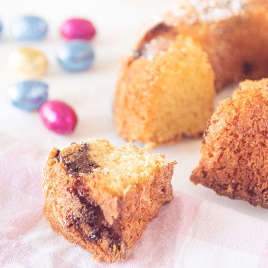 Easter Bundt Cake with Surprise