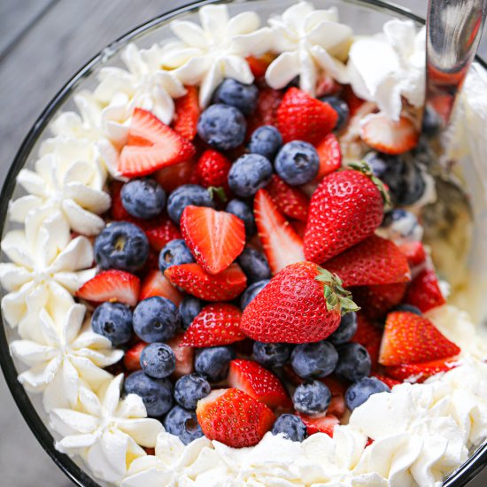 Easy Berry Trifle