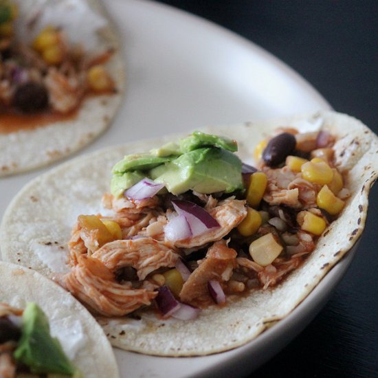 Instant Pot Chicken Tacos