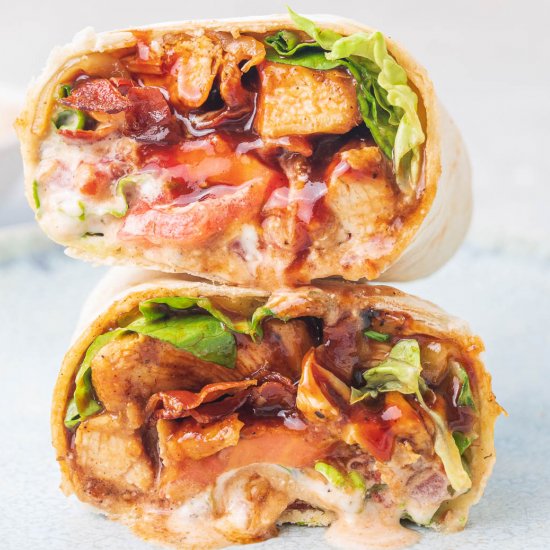 bbq chicken wrap