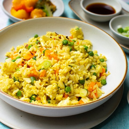 Vegan Egg Fried Rice