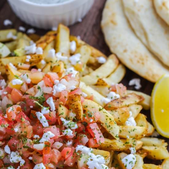 Vegan Greek Fries