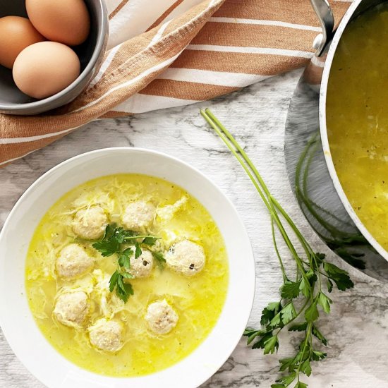 Italian Wedding Egg Drop Soup