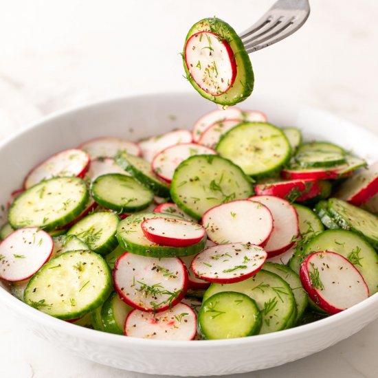 cucumber radish salad