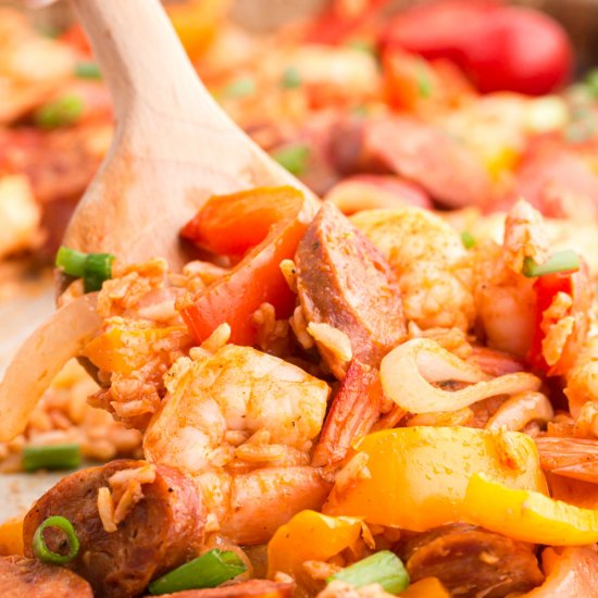 Sheet Pan Jambalaya