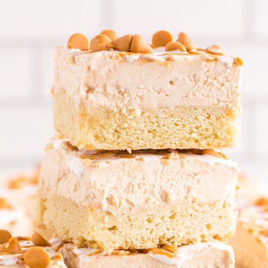 Fluffernutter Cheesecake Bars