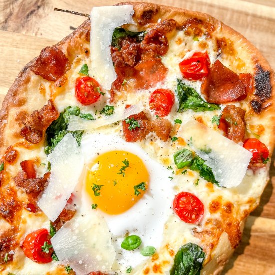 Naan Breakfast Pizza