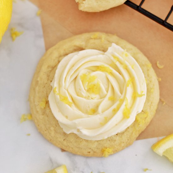 Lemon Sugar Cookies wLemon Frosting