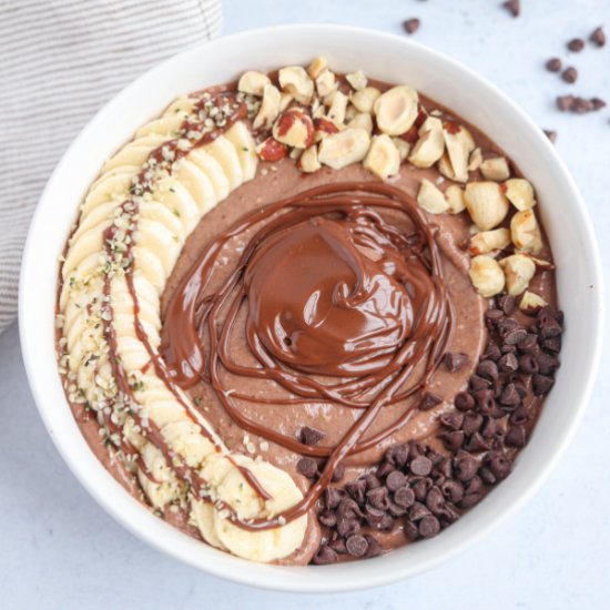 Nutella Smoothie Bowl