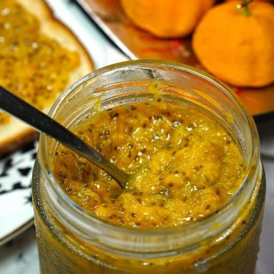 Orange Chia Marmalade (No Sugar)