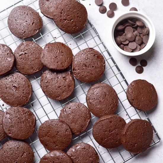 Double Chocolate Sable Cookies