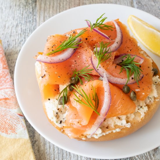 Smoked Salmon Bagel