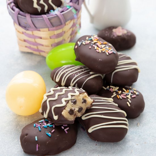 Keto Cookie Dough Easter Eggs