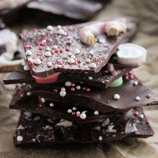 Two Ingredient Chocolate Bark