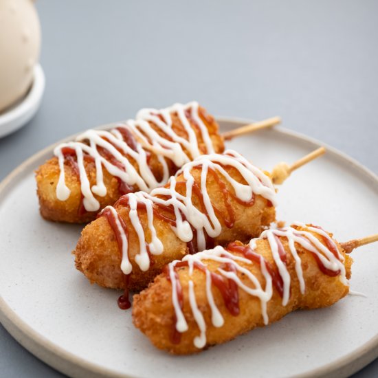 Vegan Korean Corn Dog