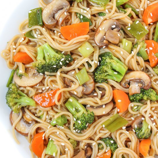 Teriyaki Noodles with Vegetables