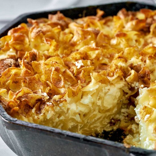 Cast-Iron Noodle Kugel