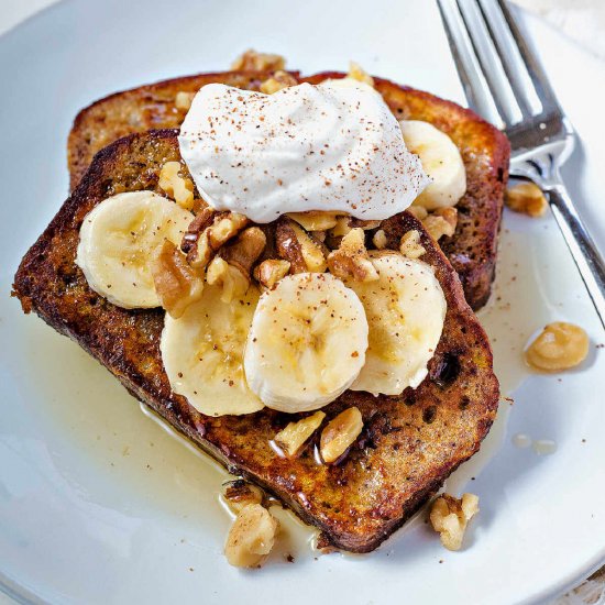 banana bread french toast