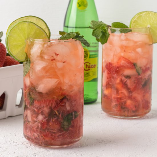 Strawberry Mojito Mocktail