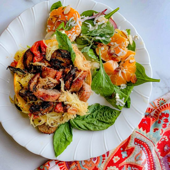 Baked Spaghetti Squash Nests