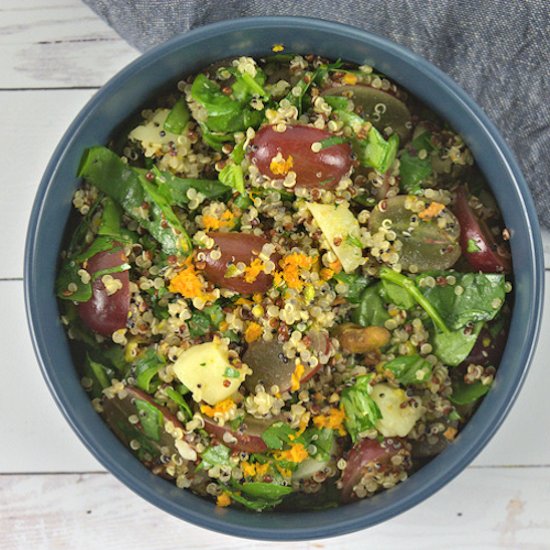 Quinoa Salad with Grapes & Orange