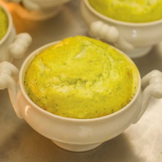 Easy Asparagus Soufflés