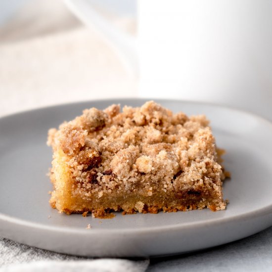 Cinnamon Streusel Coffee Cake