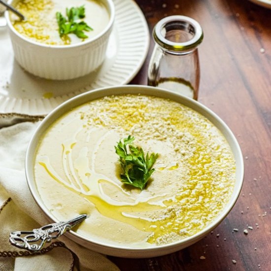 Leek Potato Cheddar Soup