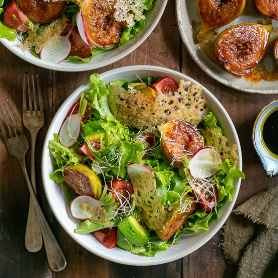 Honey Roasted Fig Salad