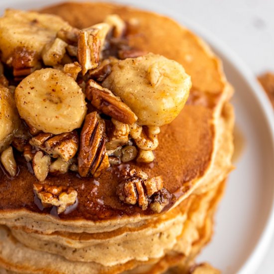 Bananas Foster Pancakes