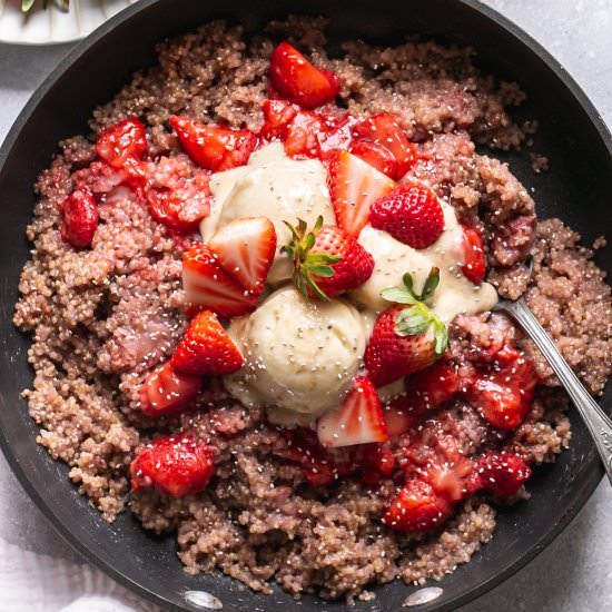 Strawberries & Cream Quinoa