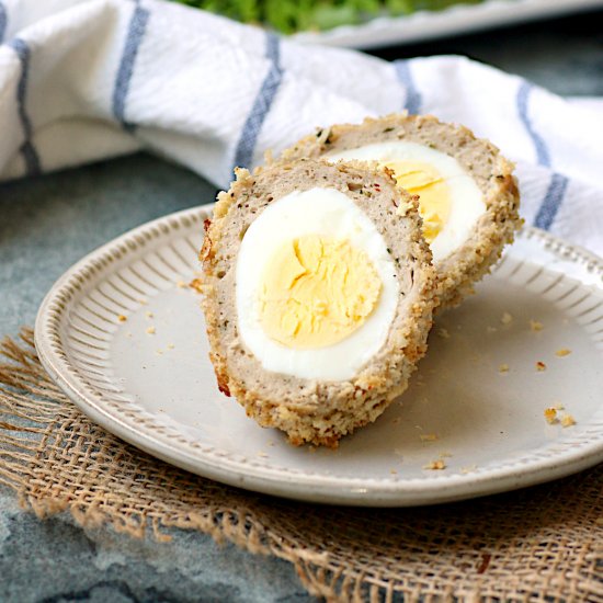 Baked Turkey Scotch Eggs