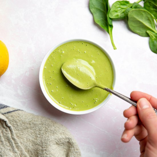 Green Tahini Sauce or Dressing