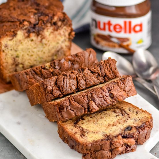 Nutella Banana Bread