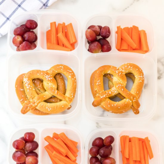 Soft Pretzel Easy Lunchbox Idea