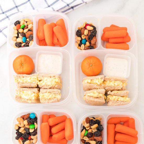 Mini Egg Salad Lunchbox Idea