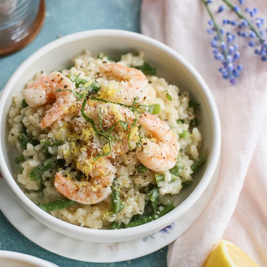 Lemony Risotto with Green Beans