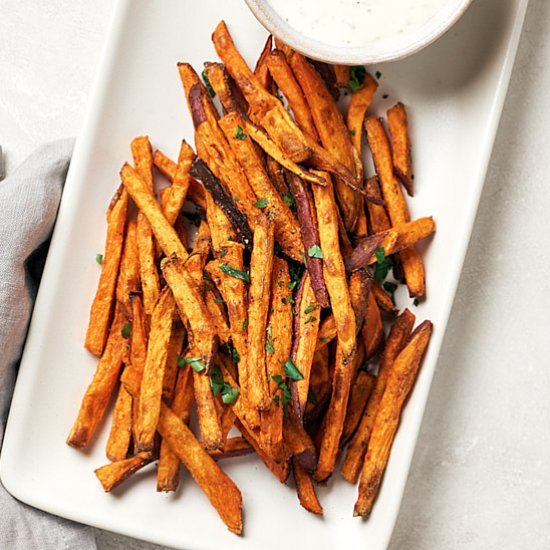 Crispy Baked Sweet Potato Fries