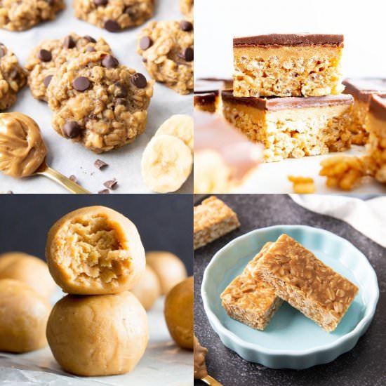 16 Tasty Snacks with Peanut Butter