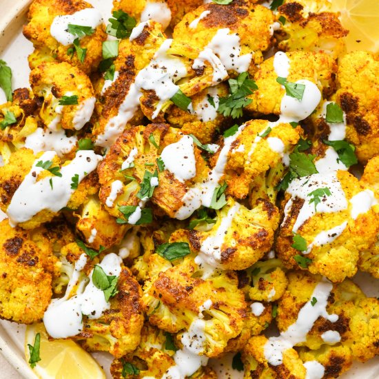 Turmeric Roasted Cauliflower